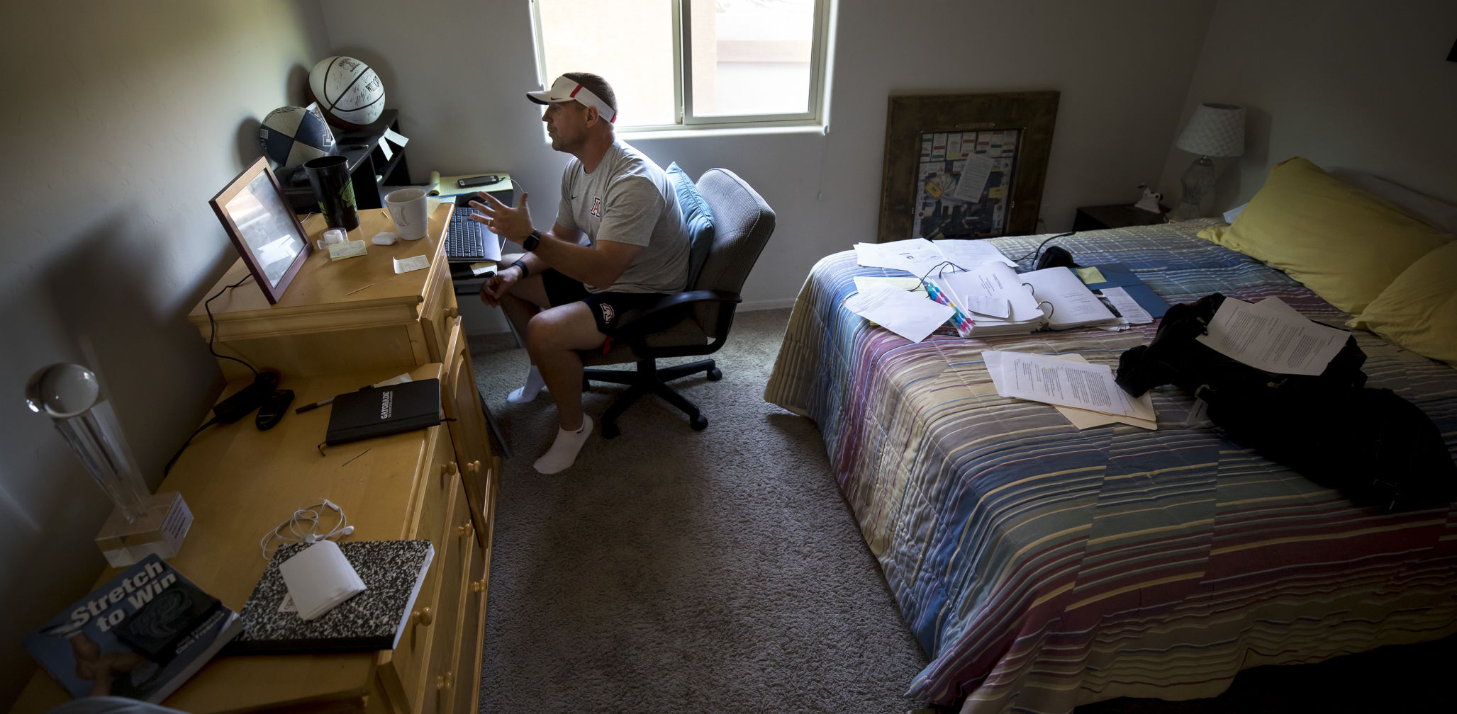 Student athlete online check-in's and workouts